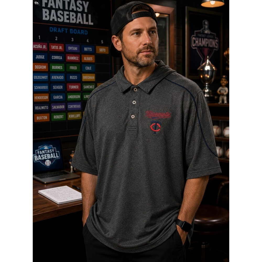 MINNESOTA TWINS Majestic Men's 2XL Gray T-shirt‎ MLB Baseball -1036